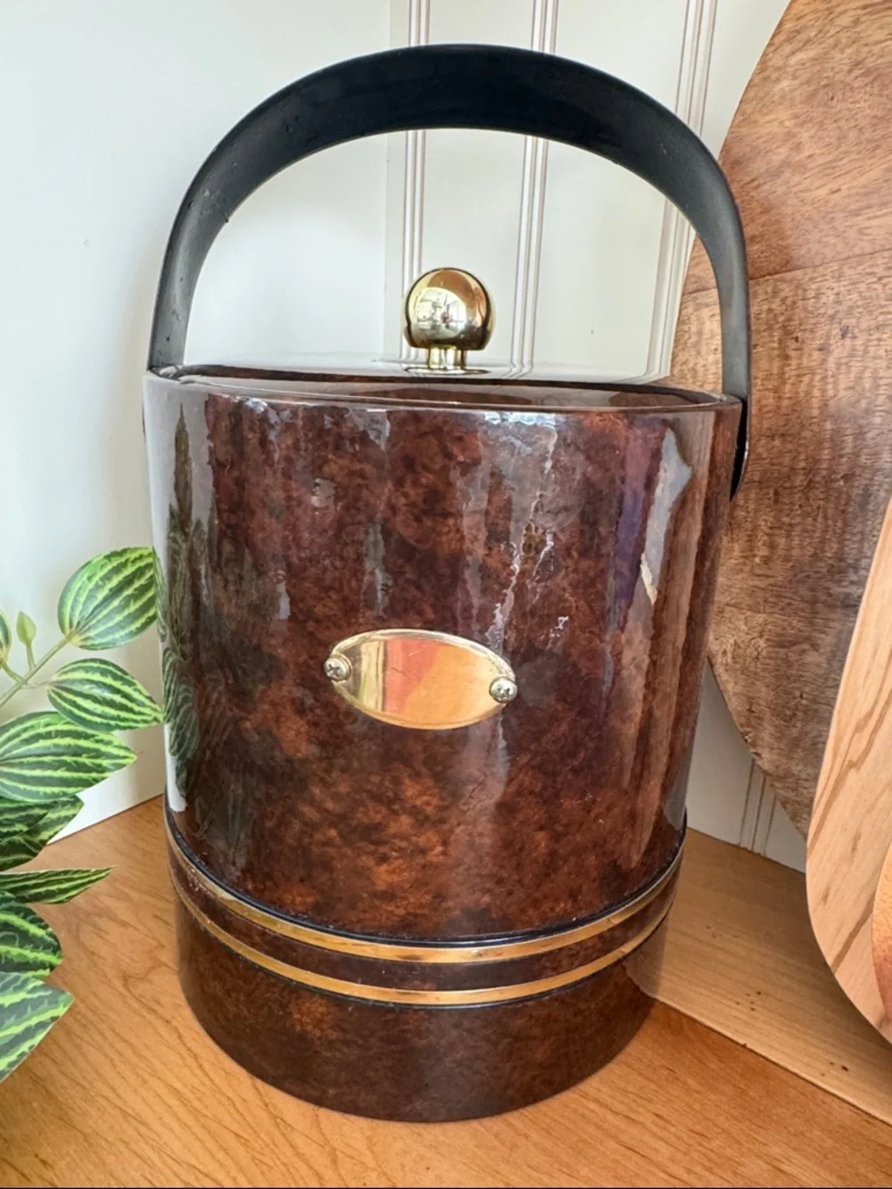 Vintage Georges Briard USA ice bucket